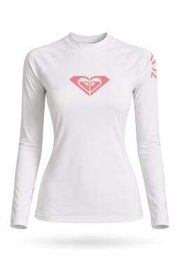 Roxy Whole Hearted Long Sleeve UPF 50 Rash Guard for Girls